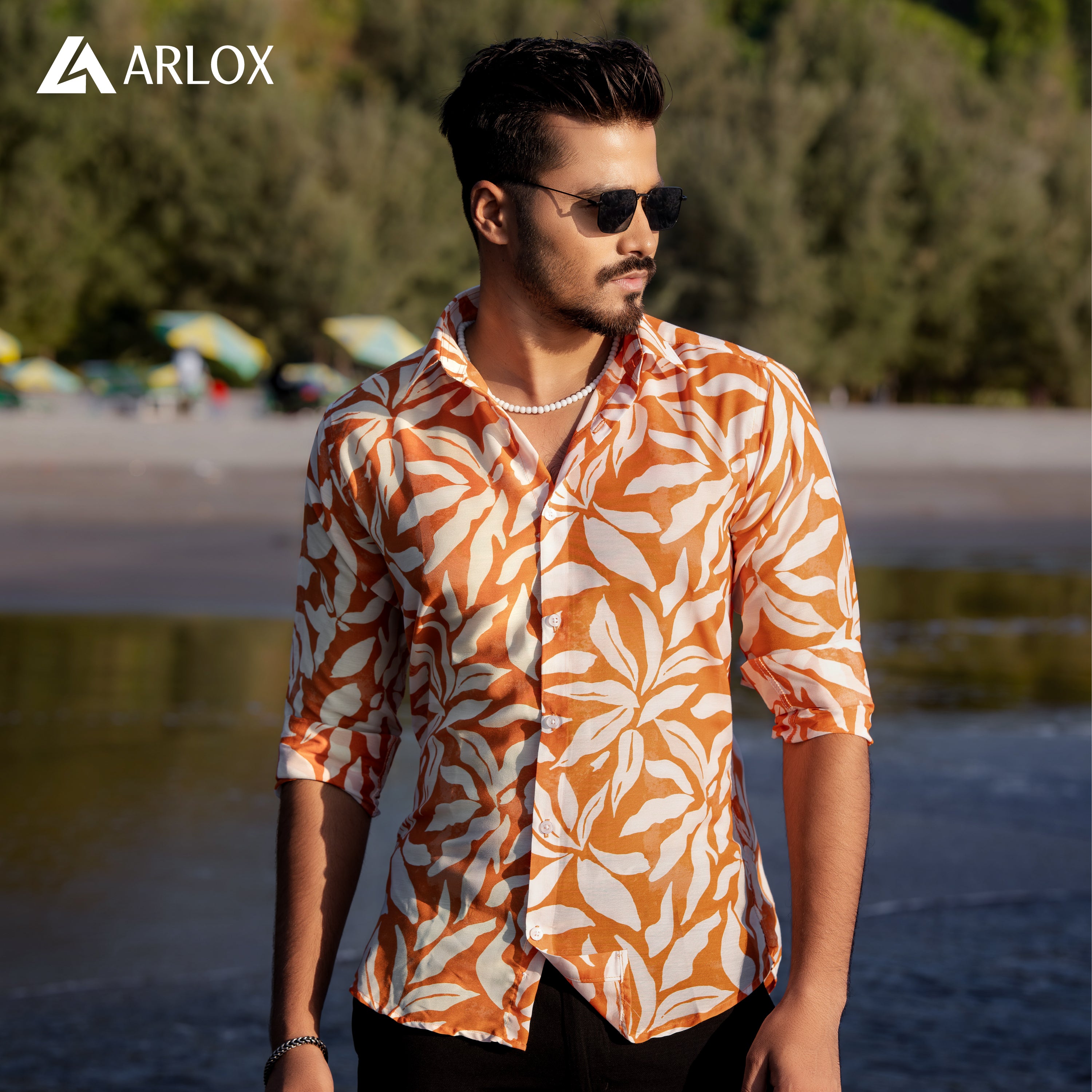 Amber Palm Shirt
