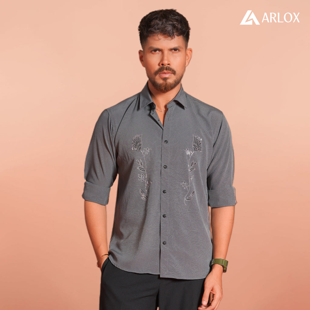 Majestic White Party Full Shirt