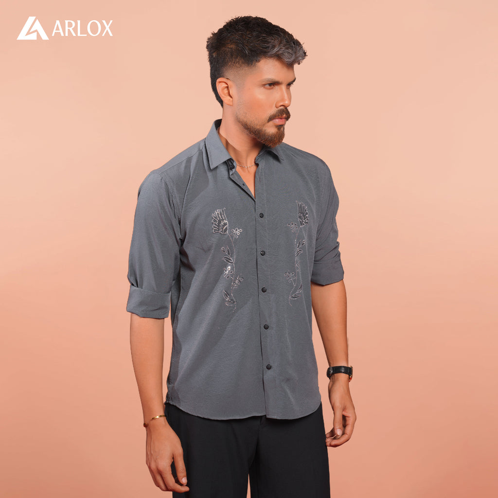 Majestic White Party Full Shirt