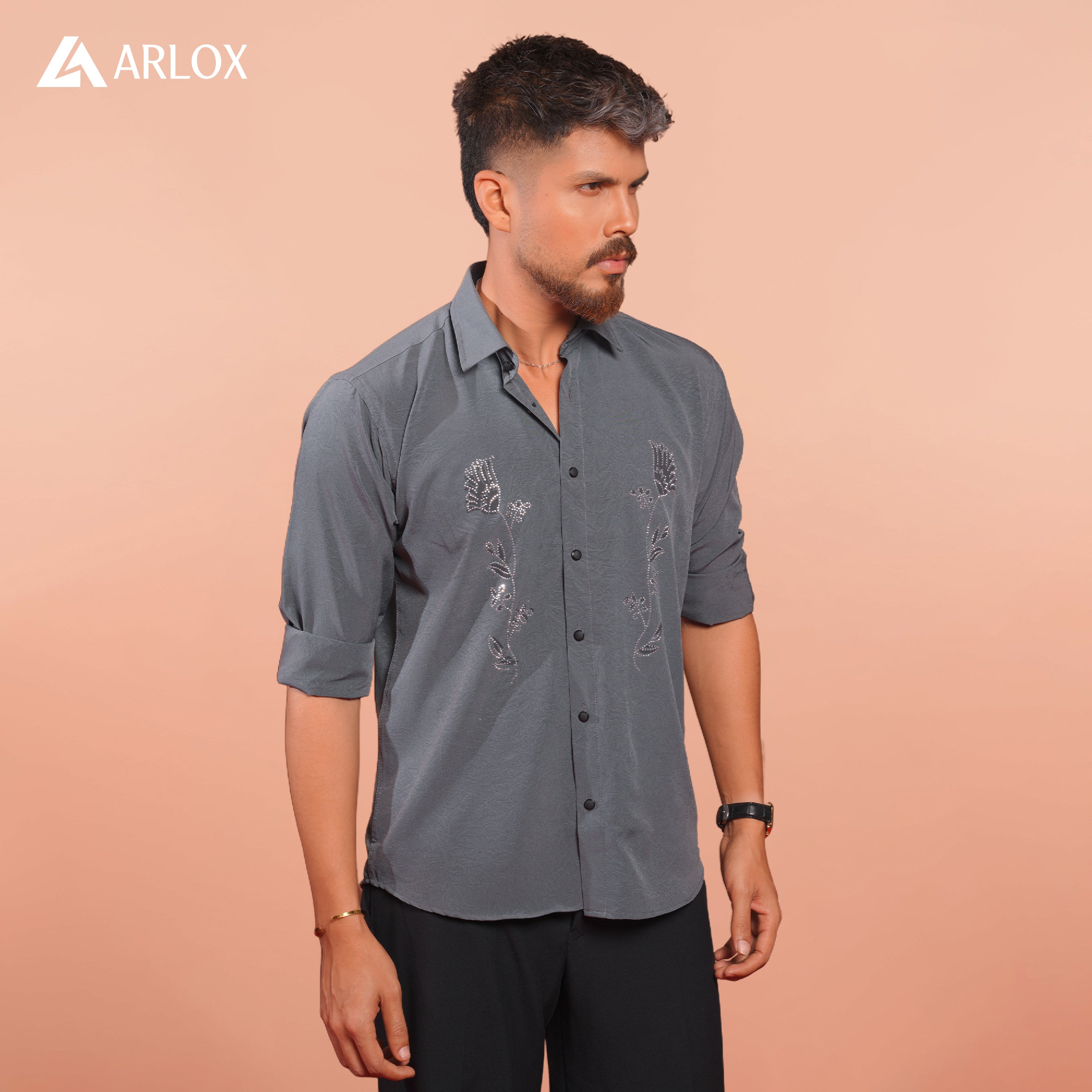 Majestic White Party Full Shirt