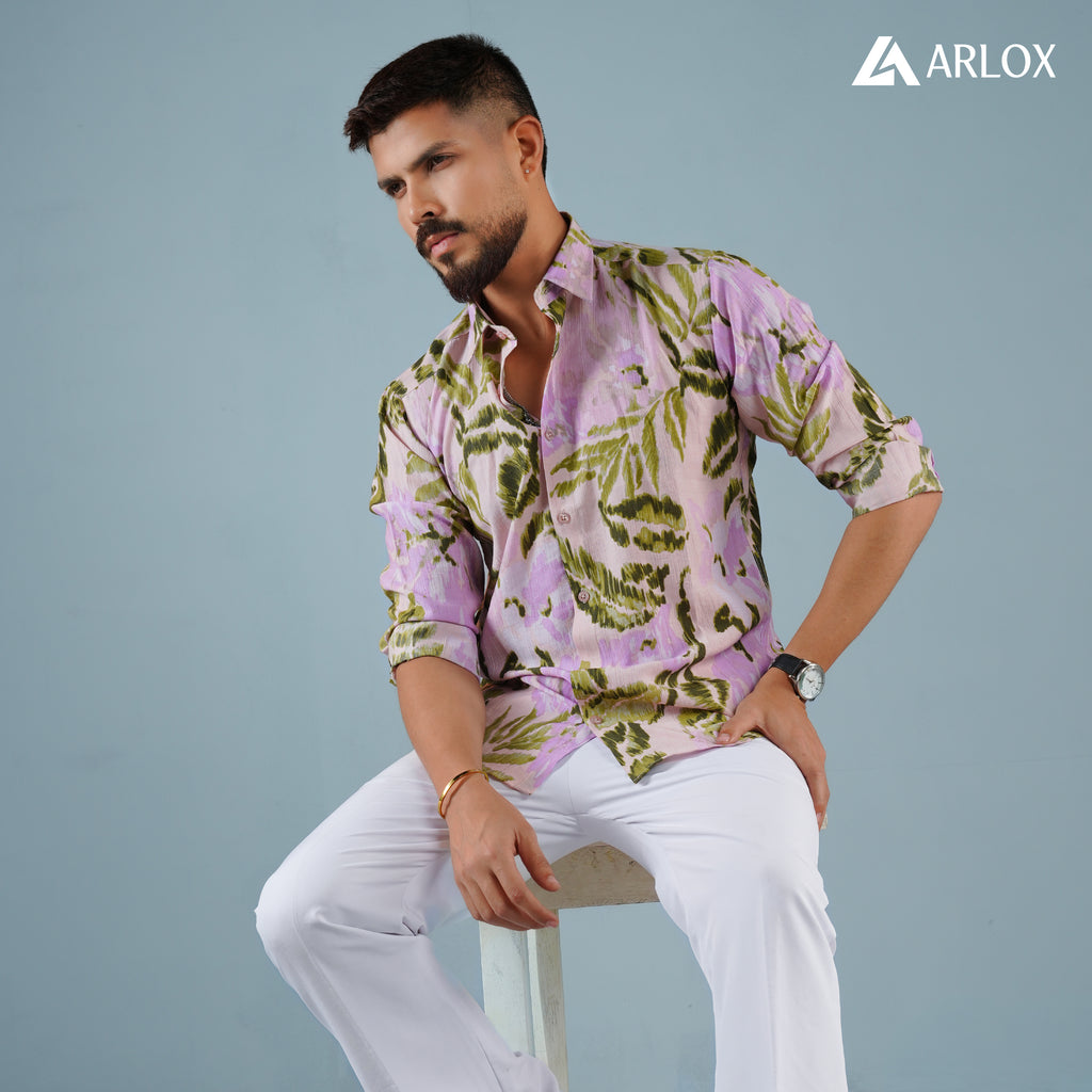 Rose Leaf Designer Shirt