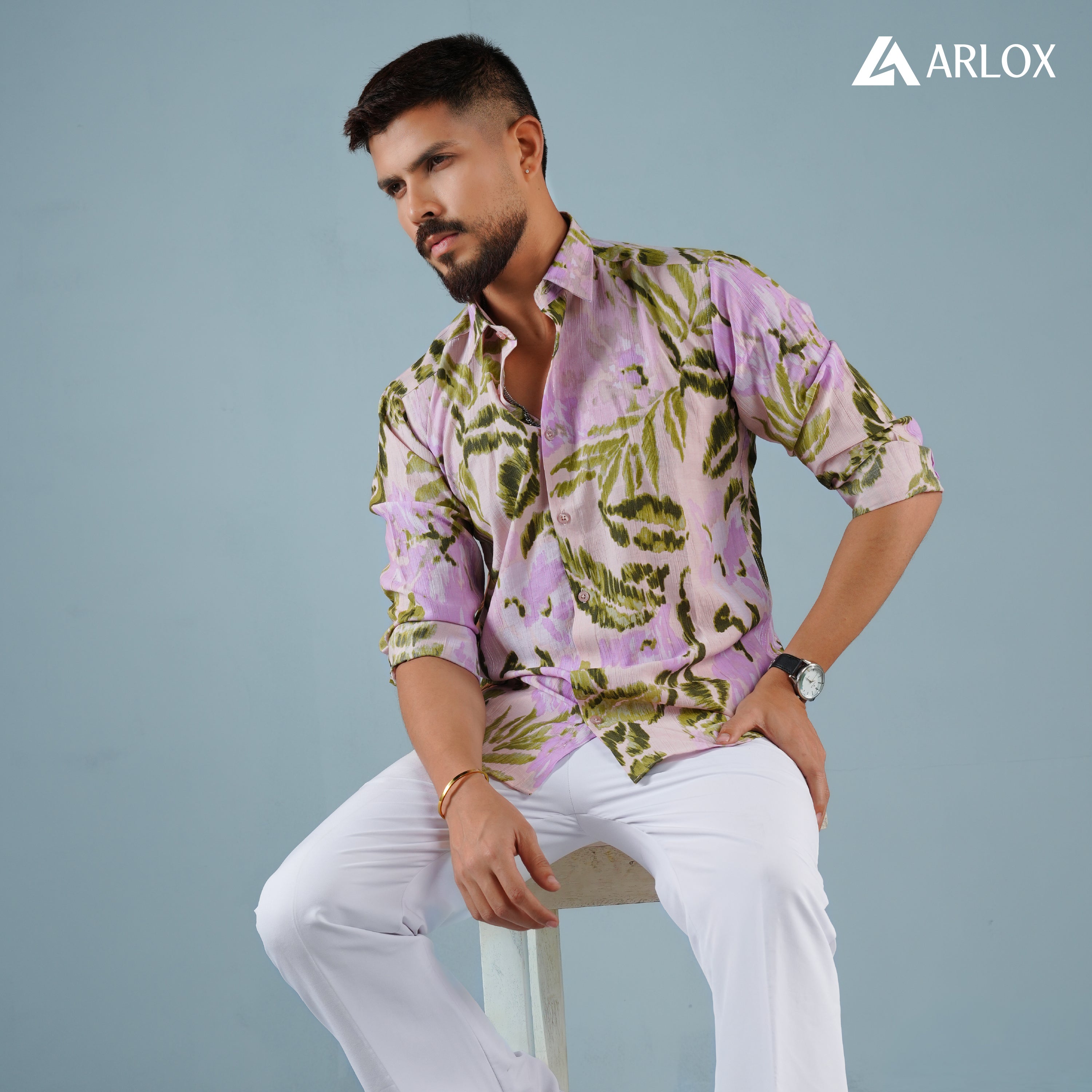 Rose Leaf Designer Shirt