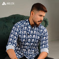 Royal Indigo Crest Shirt